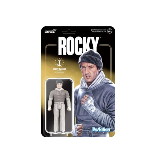 Super7 ReAction Rocky Workout Action Figure